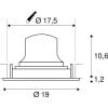 NUMINOS® MOVE DL XL,  LED Deckeneinbauleuchte weiß/weiß 4000K 40° dreh- und schwenkbar 6
