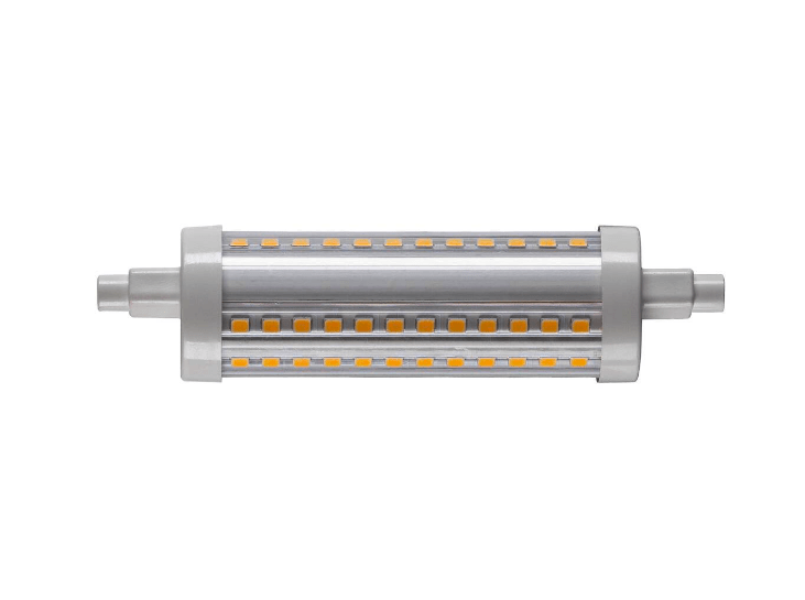 QT-DE12 R7S 118mm LED-Lampe, 15 W, 2000 lm, 3000 K, dimmbar Polycarbonat QT-DE12 R7S 118mm LED-Lampe, 15 W, 2000 lm, 3000 K, dimmbar Polycarbonat