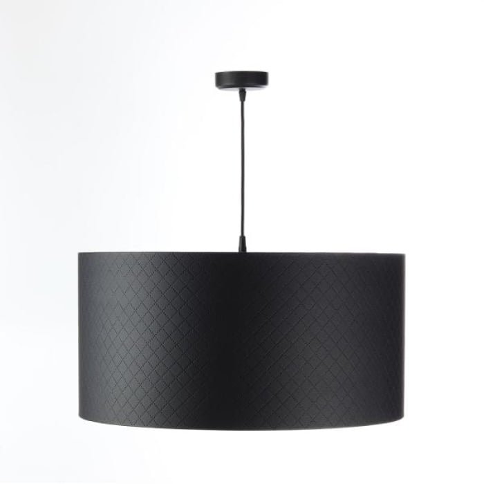 Pendelleuchte Leoni L in schwarz/gold
