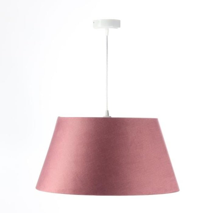 Pendelleuchte Luisa M in rosa/silber