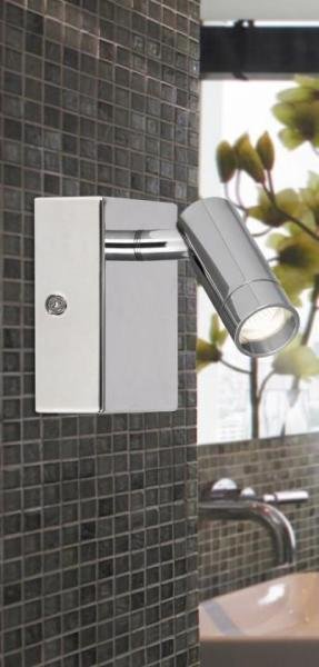 LED Wandleuchte George, chrom 5,6W/560lm – 4000K 2
