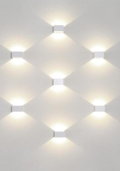 LED Wandleuchte Sonce, weiß 6W/615lm 3000K 2