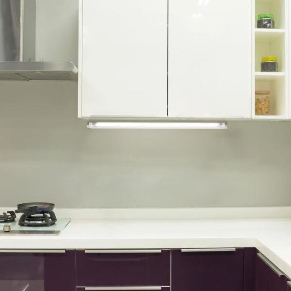 Unterbauleuchte Weiß Kunststoff G5 T4 Warmweiß Slim 2