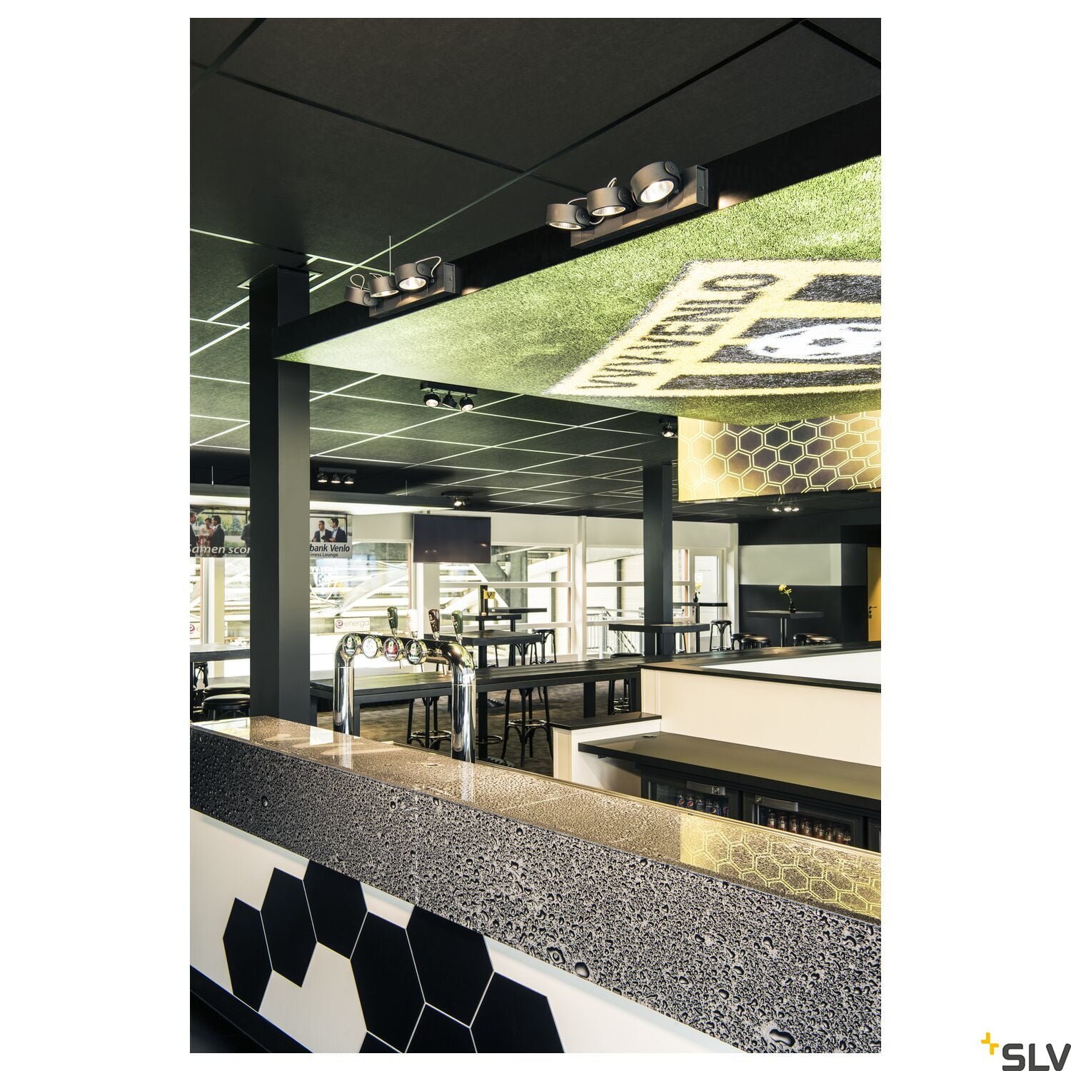 KALU, Wand- und Deckenleuchte, dreiflammig, LED, 3000K, schwarz, 60° 5