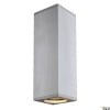 THEO UP/DOWN, QPAR51, Wandleuchte, alu gebürstet, max. 2x50W 4