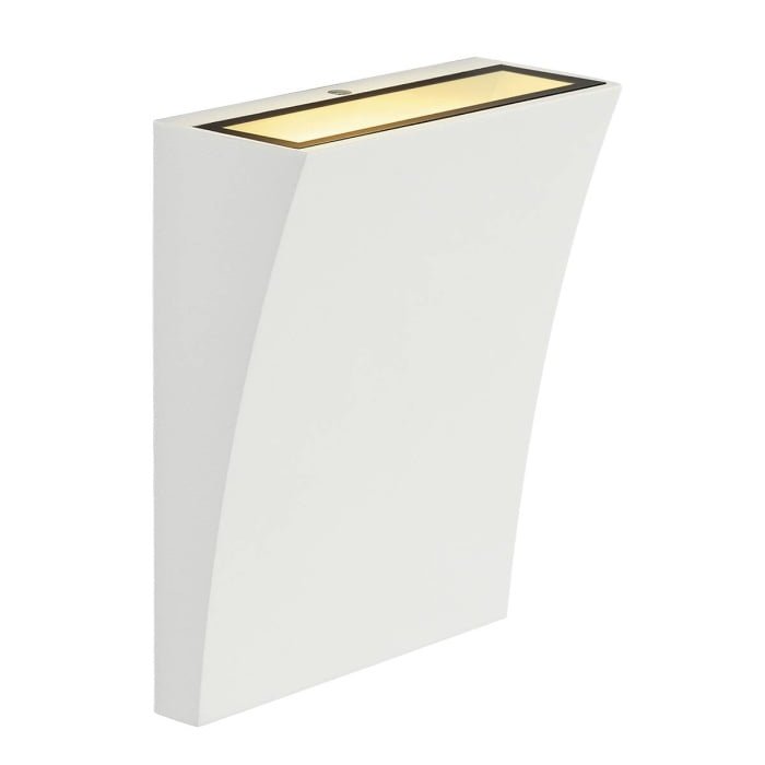 DELWA WIDE LED  Wandleuchte, 3000K, 100°, weiss, IP44