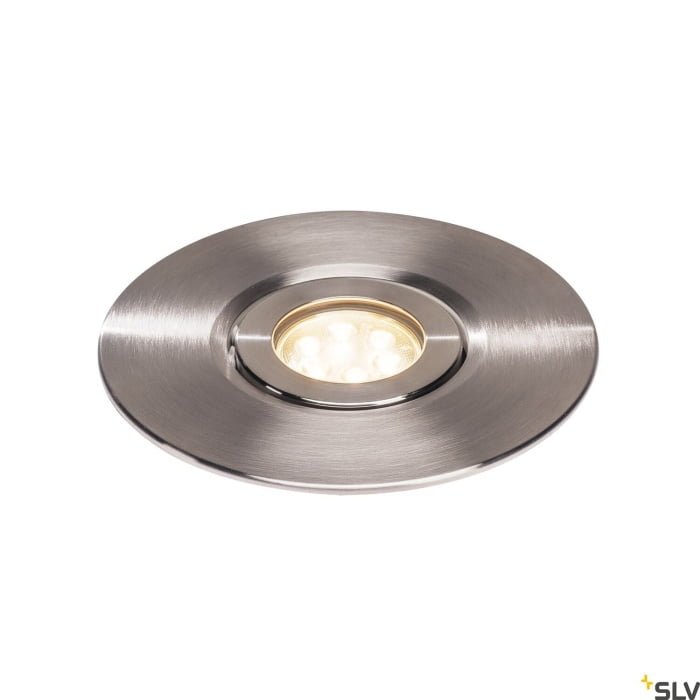 GIMBLE OUT, Bodeneinbauleuchte, LED, 3000K, Edelstahl 316, 36°, IP67 3