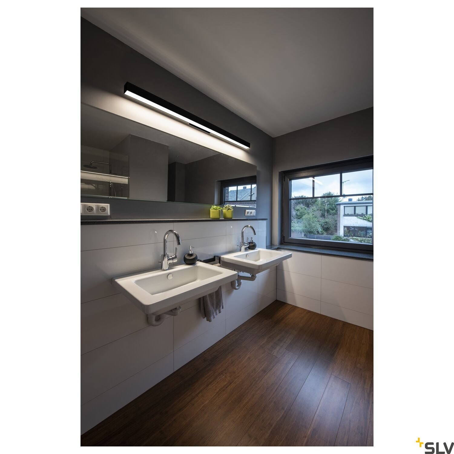 Q-LINE®, Wandleuchte, LED, 3000K, schwarz 4