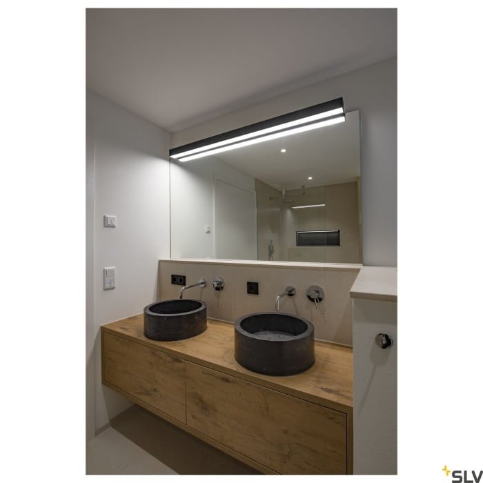 Q-LINE®, Wandleuchte, LED, 3000K, schwarz 3