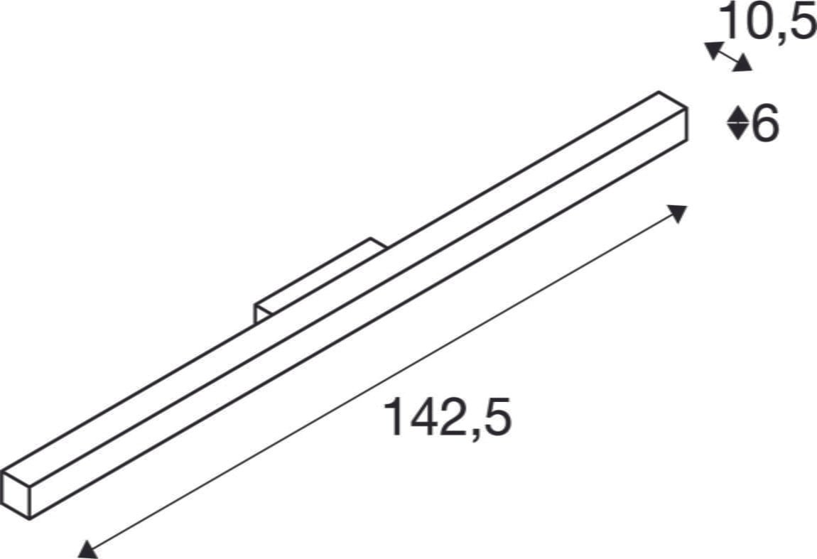 Q-LINE®, Wandleuchte, LED, 3000K, schwarz 5