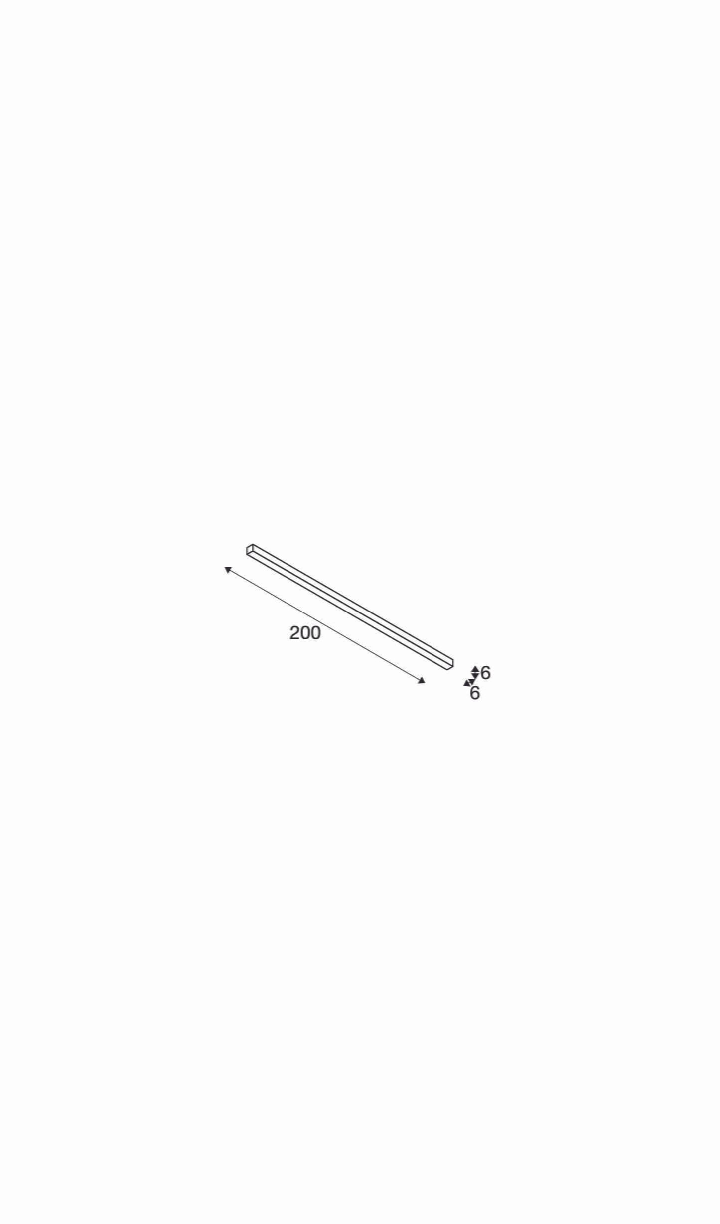 Q-LINE CL, LED Indoor Deckenaufbauleuchte, 2m, BAP, weiß, 3000K 3