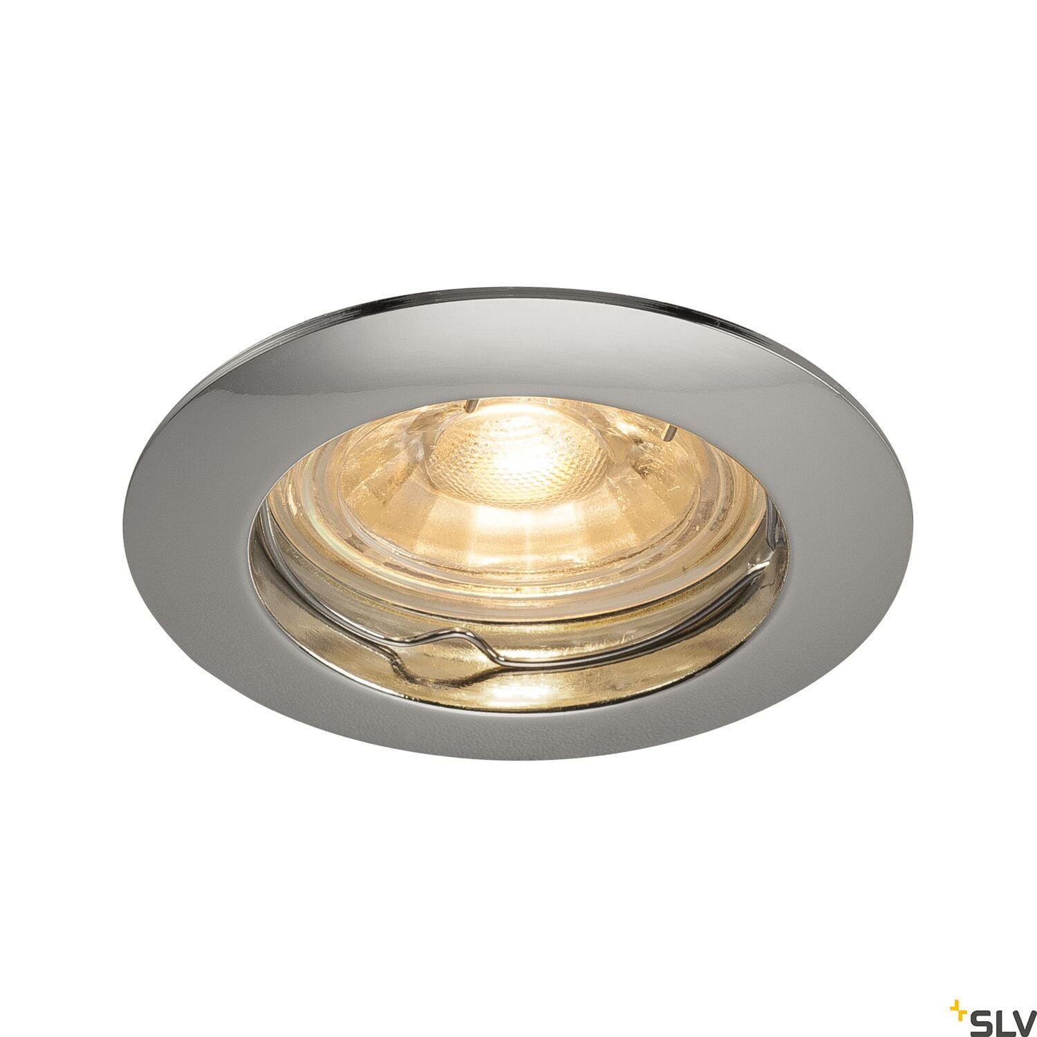 PIKA, Deckeneinbauleuchte, QPAR51, starr, chrom, max. 50W rund PIKA, Deckeneinbauleuchte, QPAR51, starr, chrom, max. 50W rund