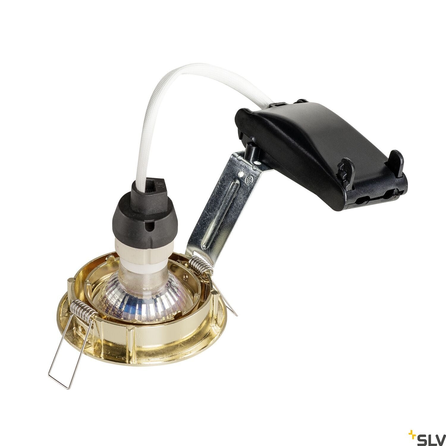 PIKA, Deckeneinbauleuchte, QPAR51, schwenkbar, messing, max. 50W 2