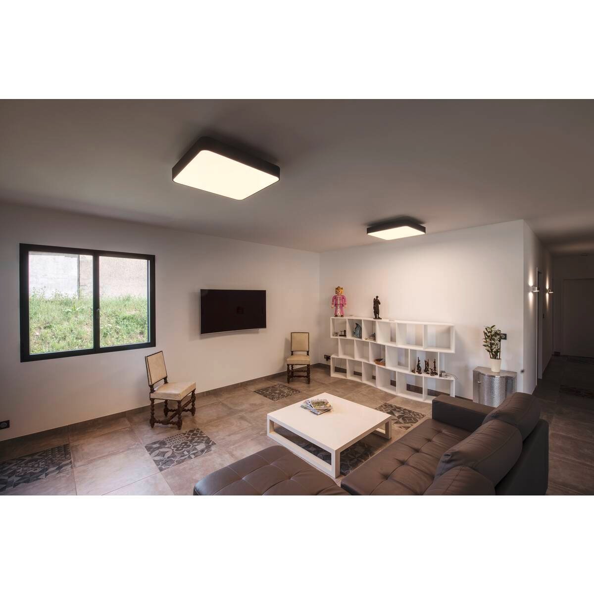 MEDO 60, Deckenleuchte, LED, 3000K, eckig, schwarz, 1-10V 4