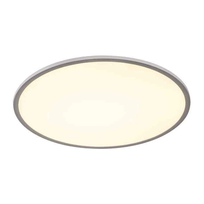 PANEL 60 rund, LED Indoor Deckenaufbauleuchte, silbergrau, 3000K 2