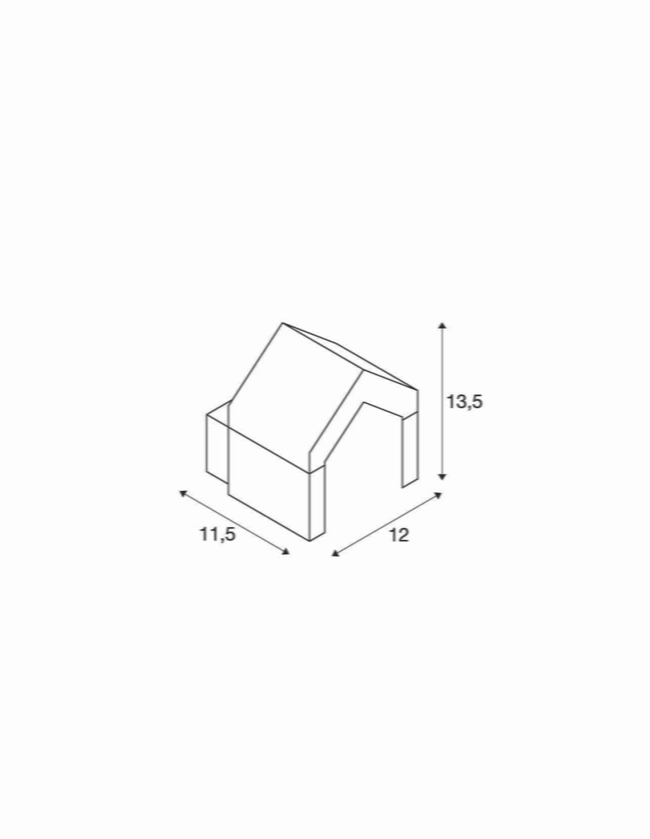 RASCALI WL, LED  Wandaufbauleuchte, anthrazit, 3000K 3