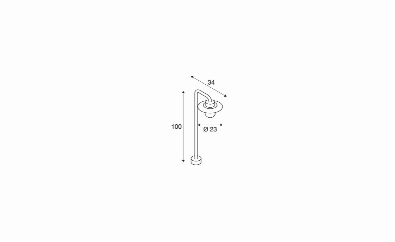 MOLAT POLE,  Stehleuchte, IP44, E27, anthrazit, max. 60W 2