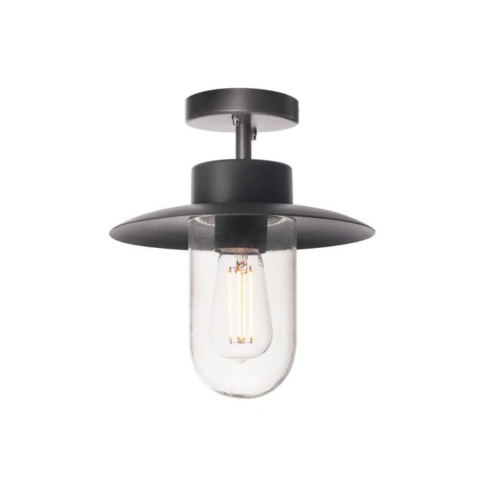 MOLAT,  Deckenleuchte, E27, anthrazit, max. 60W, IP44