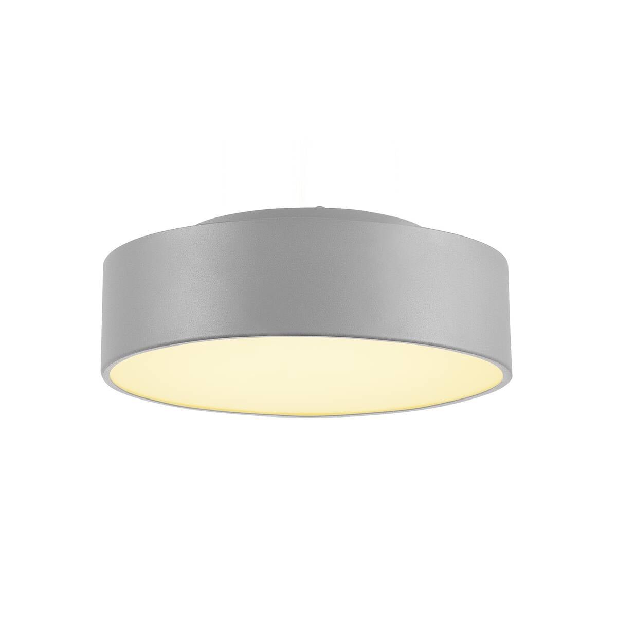 MEDO 30, Deckenleuchte, LED, 3000K, silbergrau, 1-10V