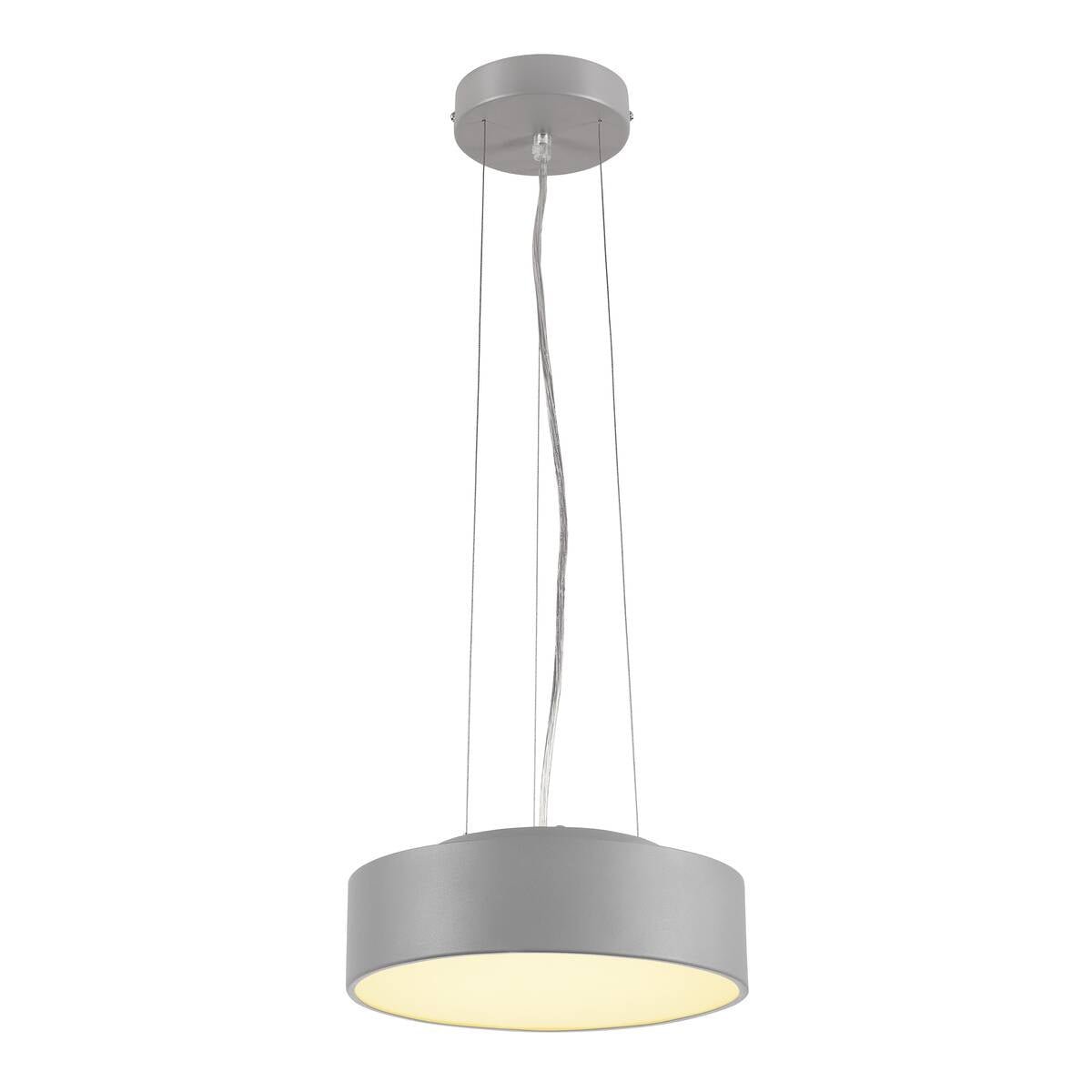 MEDO 30, Deckenleuchte, LED, 3000K, silbergrau, 1-10V 2