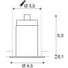 HORN MINI, Deckeneinbauleuchte, LED, 3000K, schwarz, 12° 6