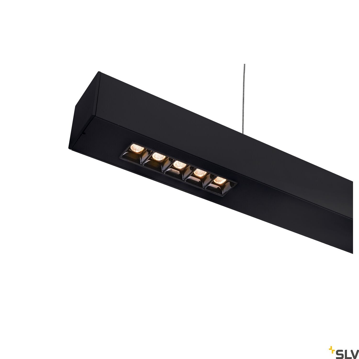 Q-LINE®, LED  Pendelleuchte, 1m, BAP, schwarz, 3000K 2