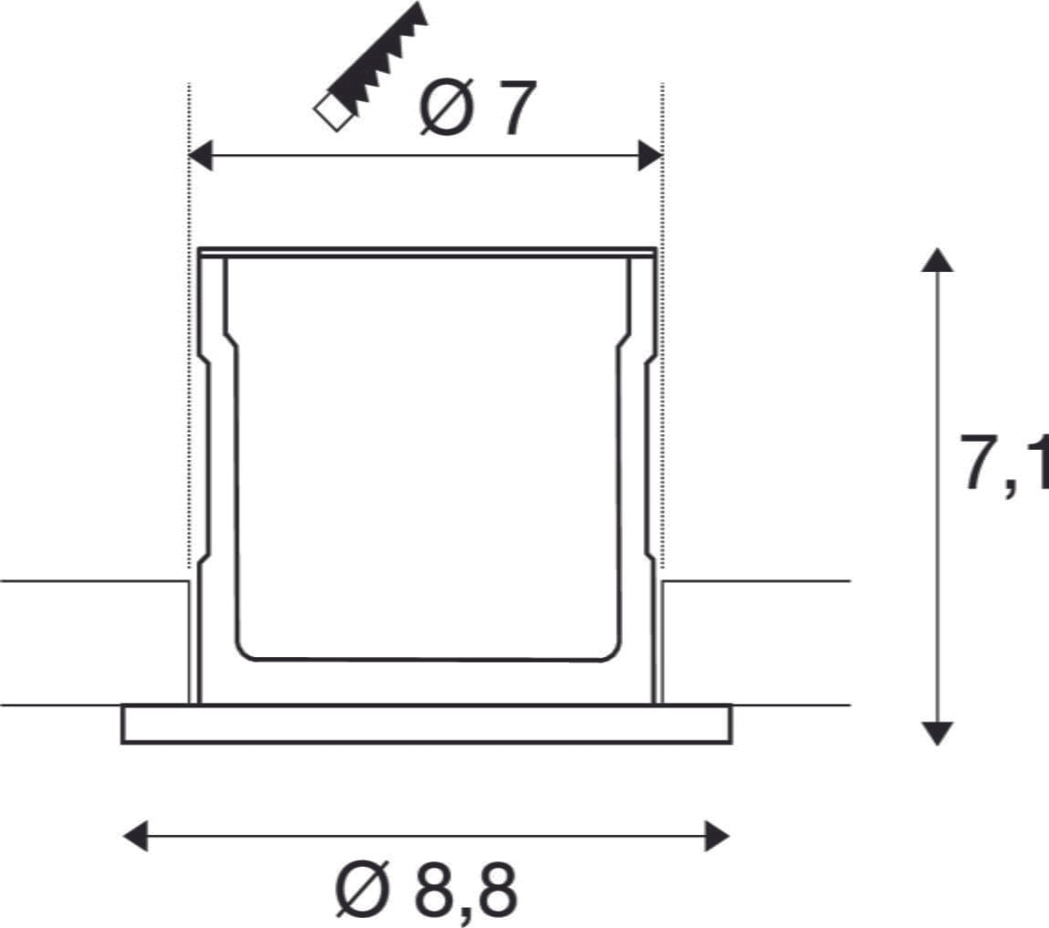 KAMUELA ECO, Brandschutz Deckeneinbauleuchte,  3000K, weiß 4