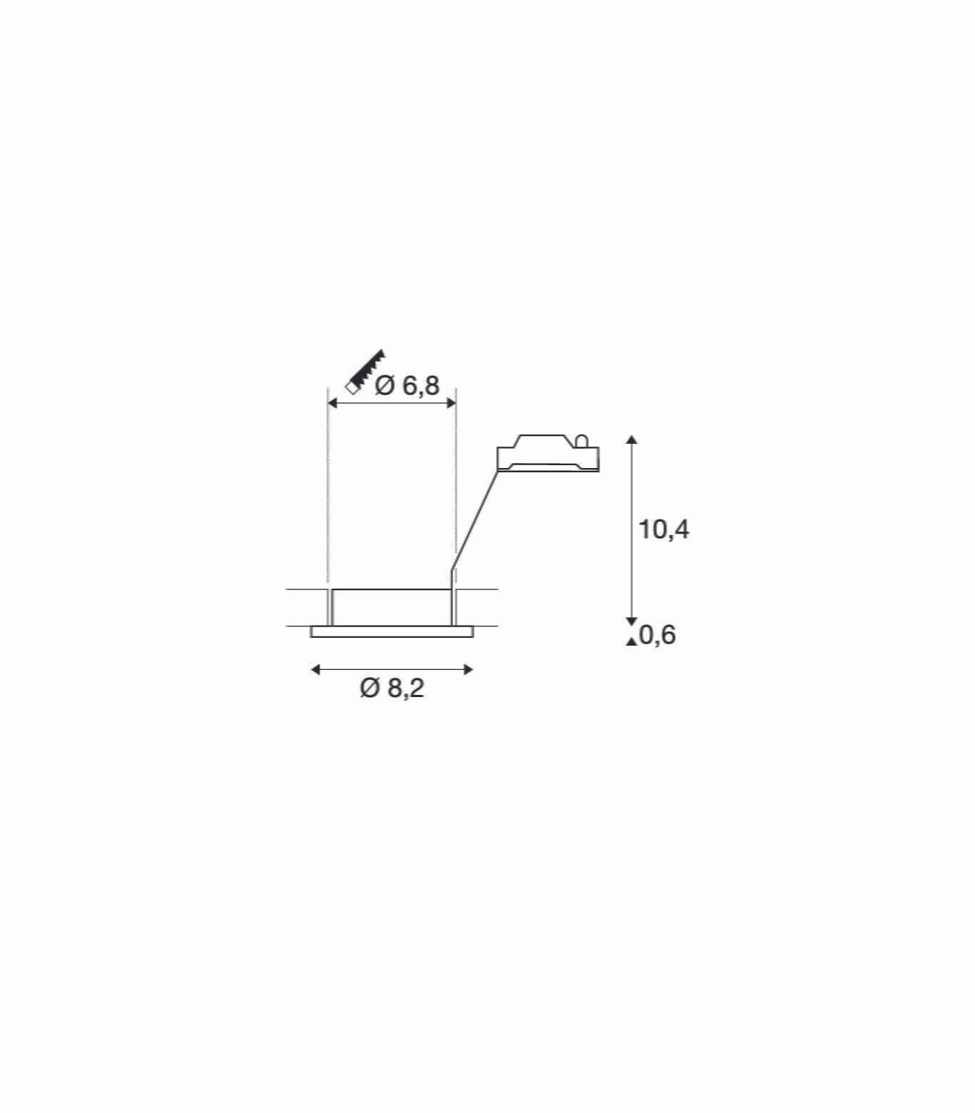 DOLIX OUT QPAR51, rund, silbergrau 3