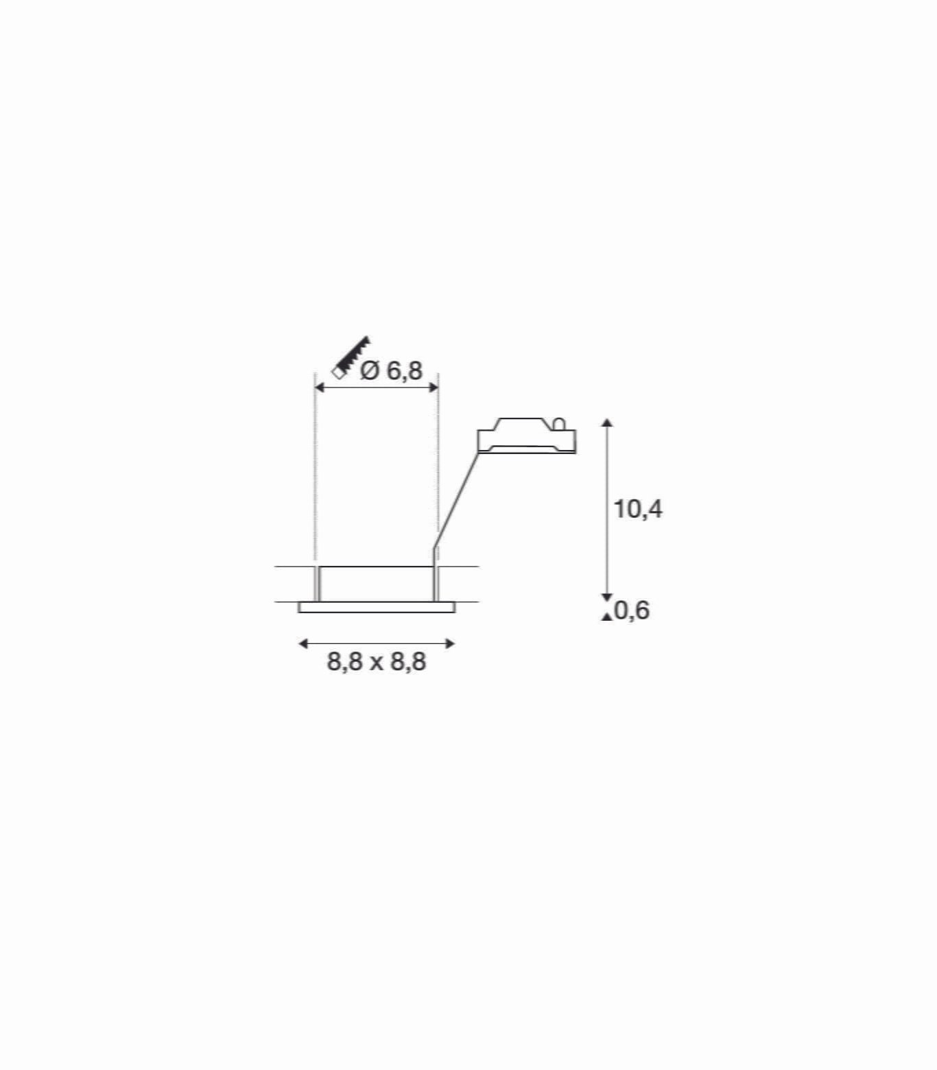 DOLIX OUT QPAR51, eckig, chrom matt 3