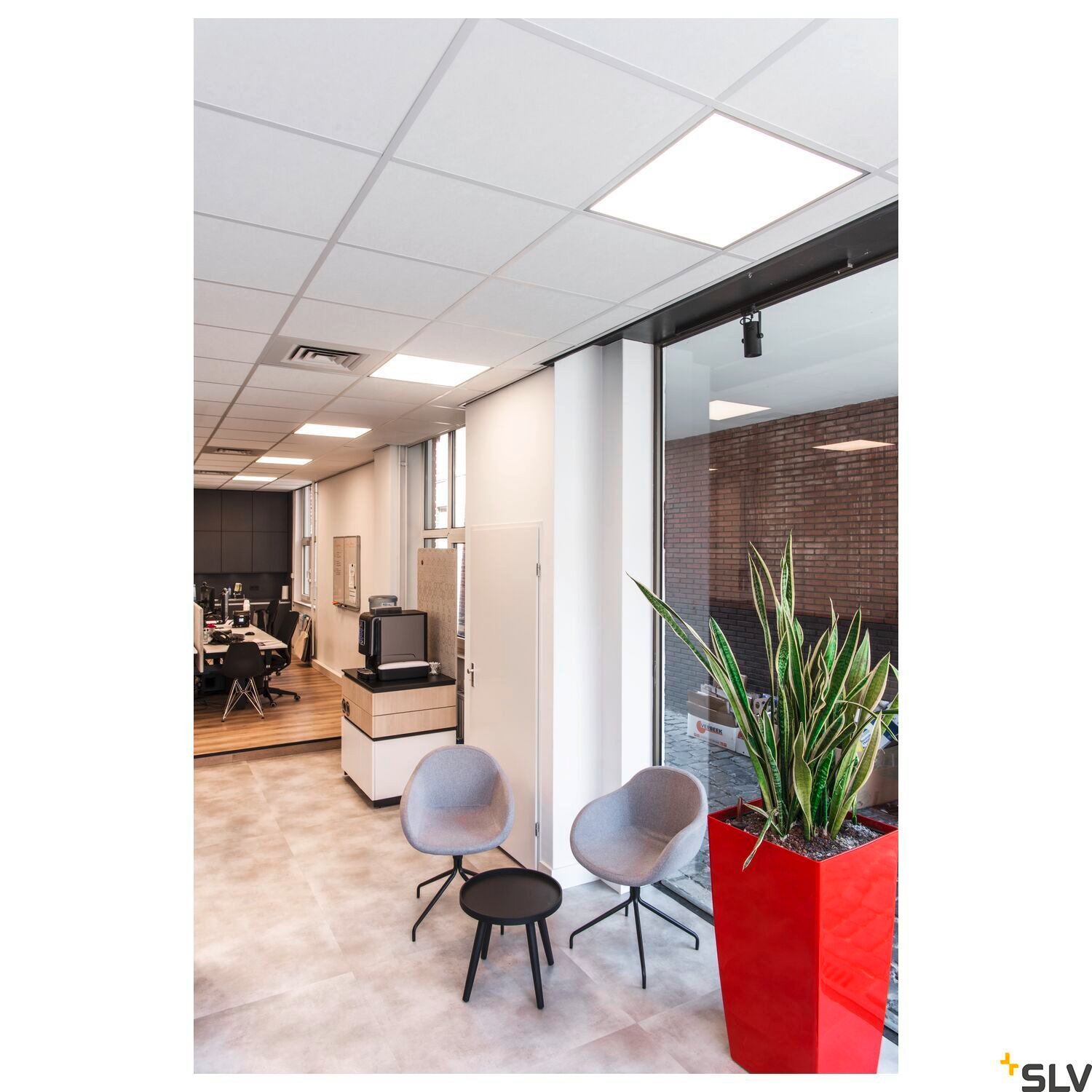 VALETO® LED PANEL, LED  Deckeneinbauleuchte, 620x620mm, UGR<19 6