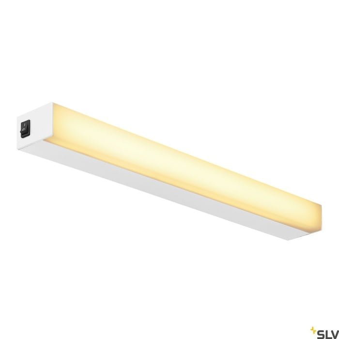 SIGHT 60, Wand- und Decken- leuchte, mit Schalter, 600mm, weiss
