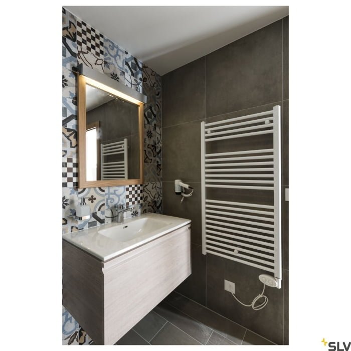 L-LINE 60, Wand- und Deckenleuchte, IP44, 3000K, 820lm, silber 2