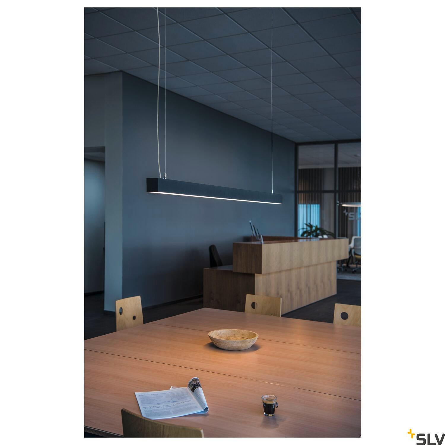 Q-LINE®, Pendelleuchte, dimmbar, 1500mm, schwarz 4