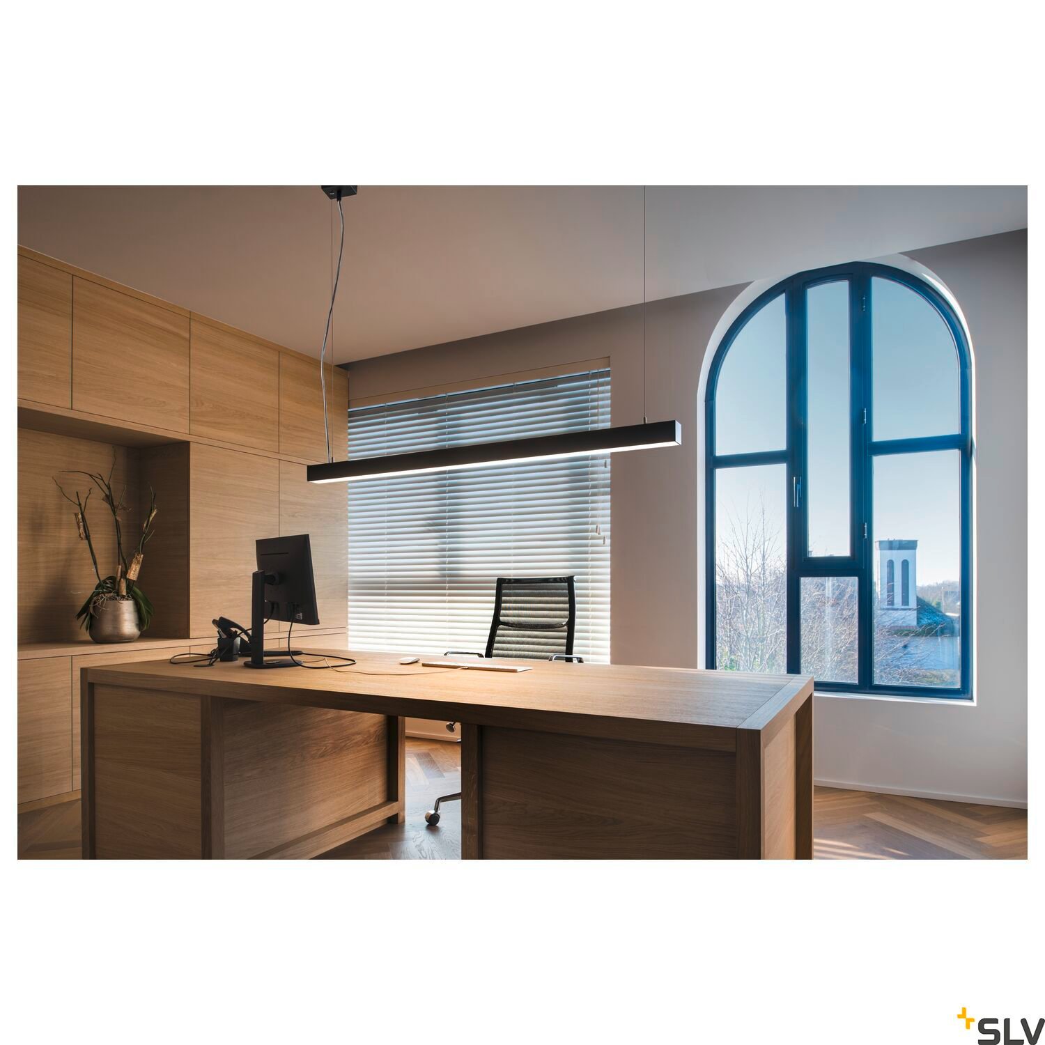 Q-LINE®, Pendelleuchte, dimmbar, 1500mm, schwarz 5