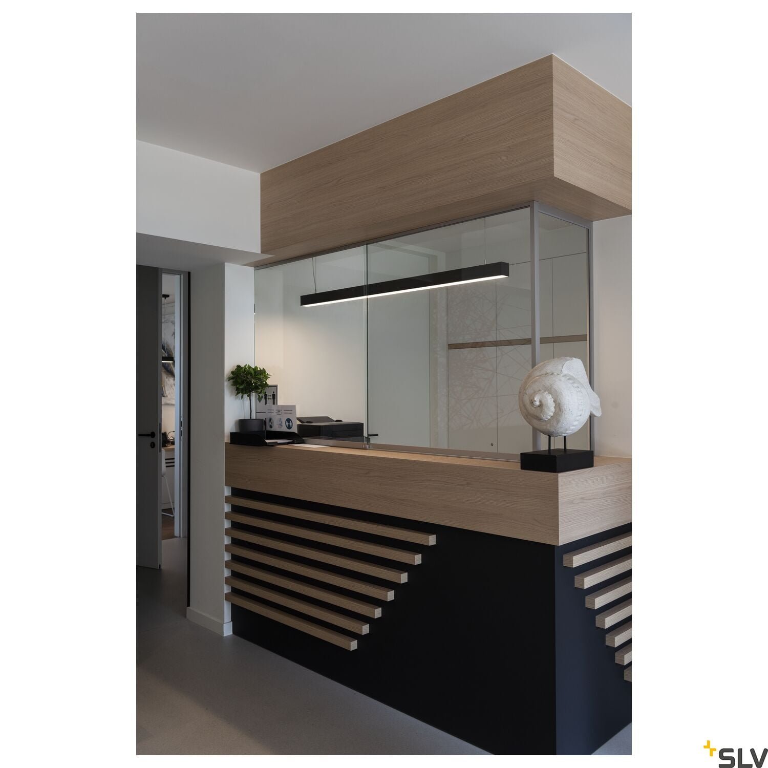 Q-LINE®, Pendelleuchte, dimmbar, 1500mm, schwarz 3