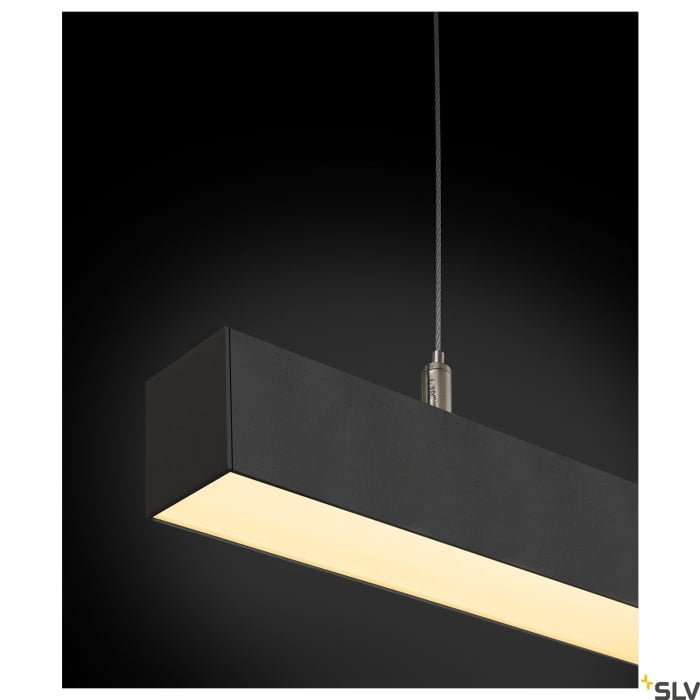 Q-LINE®, Pendelleuchte, dimmbar, 1500mm, schwarz 2