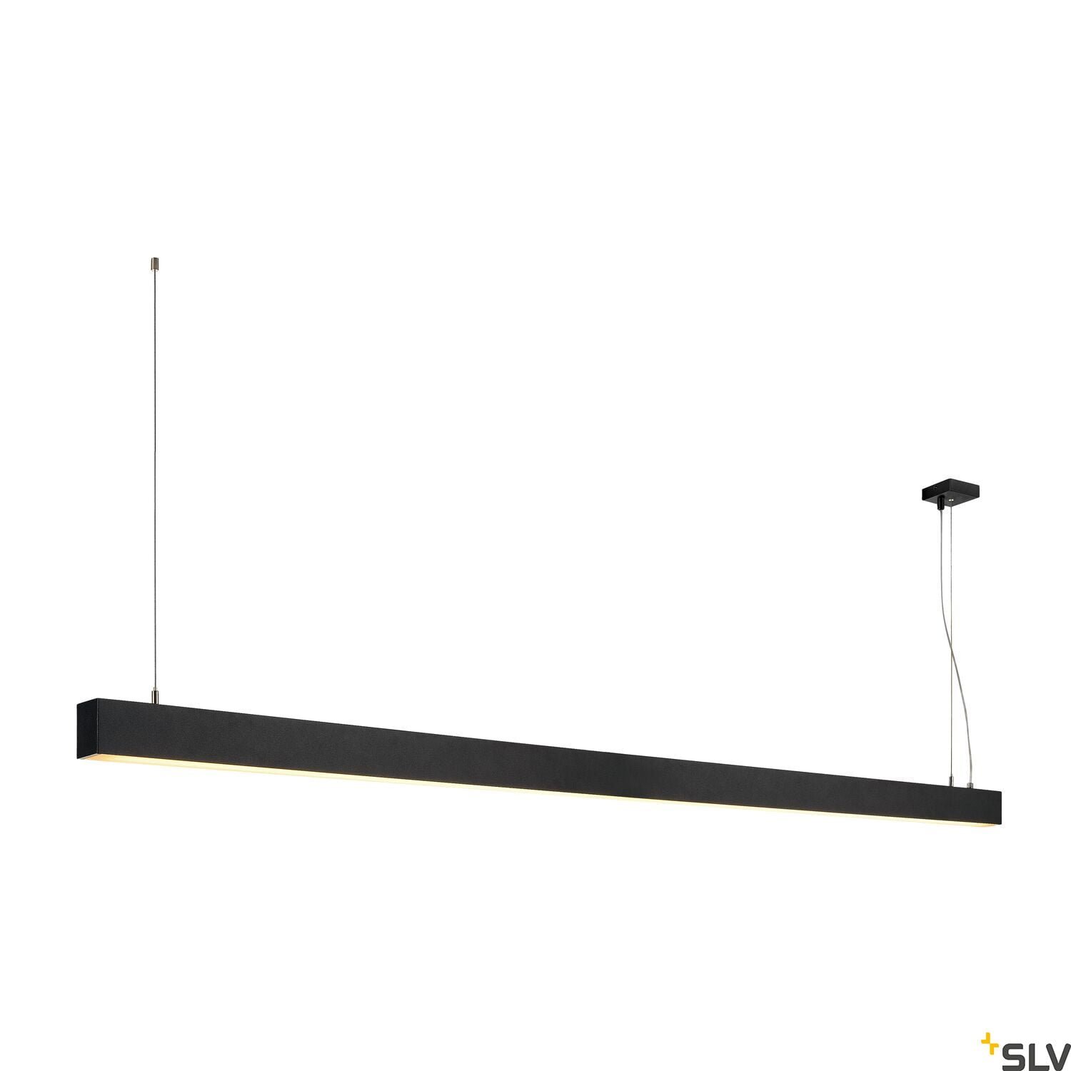GLENOS, LED, 3000K, schwarz, 2 m, 85W