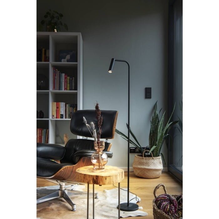 KARPO LED Stehleuchte, Schwarz, dimmbar, 360 Lumen Stehleuchte 3