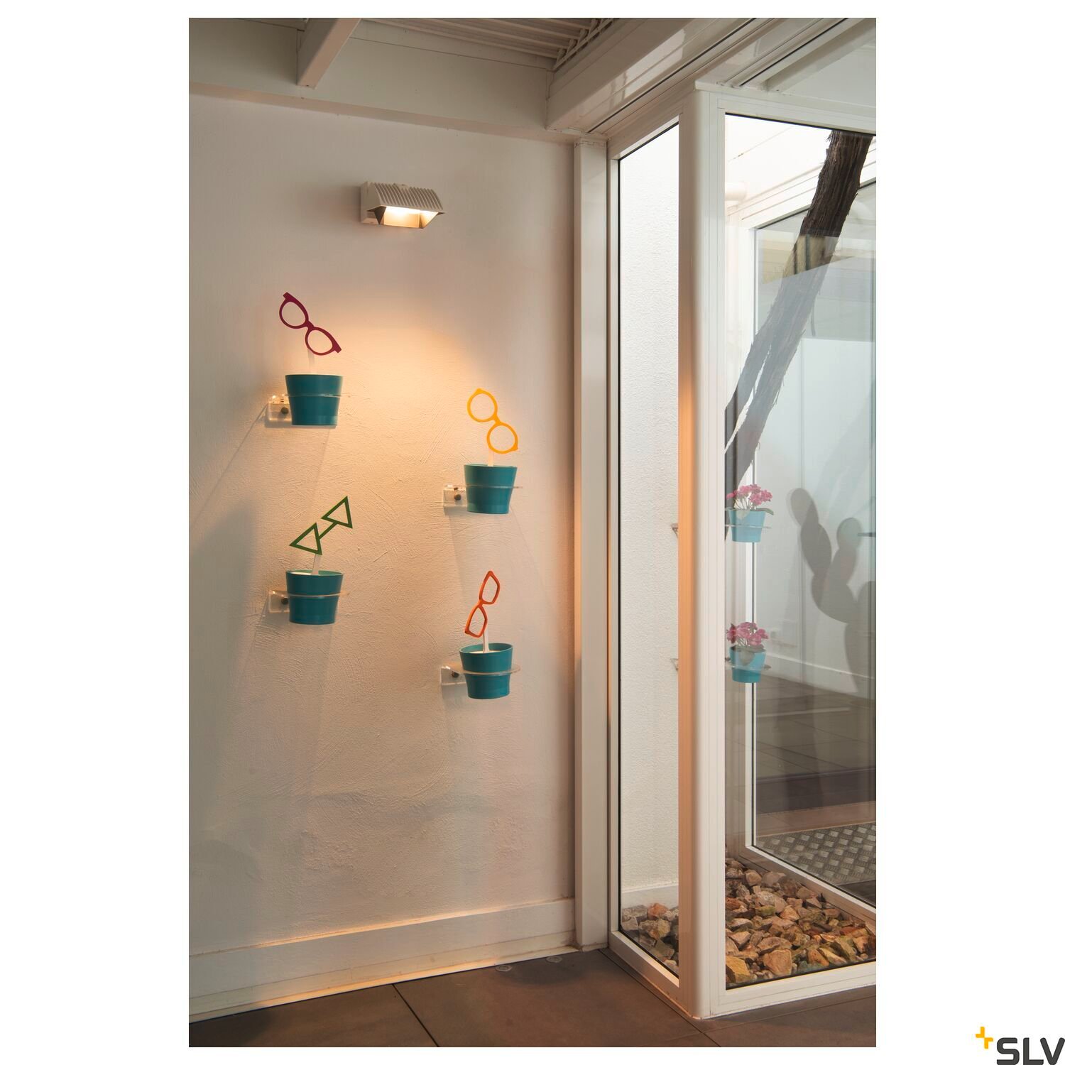 MERADO FLOOD, LED  Wandaufbauleuchte, weiß, 3000K, 40° 4