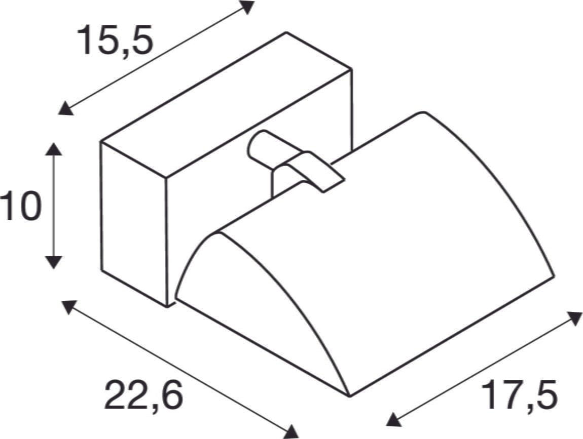 MERADO FLOOD, LED  Wandaufbauleuchte, weiß, 3000K, 40° 6