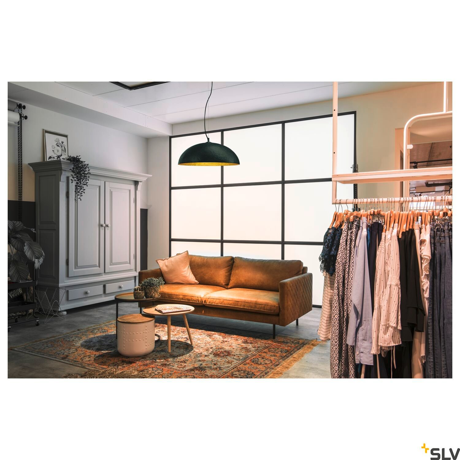 FORCHINI 70,  Pendelleuchte, schwarz/gold, E27, max. 40W 5