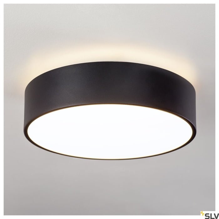 MEDO 30 AMBIENT, LED  Wand- und Deckenaufbauleuchte, TRIAC, schwarz, 3000/4000K 2