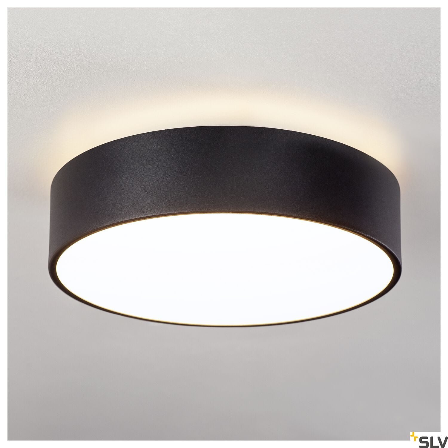 MEDO 30 AMBIENT, LED  Wand- und Deckenaufbauleuchte, TRIAC, schwarz, 3000/4000K 2