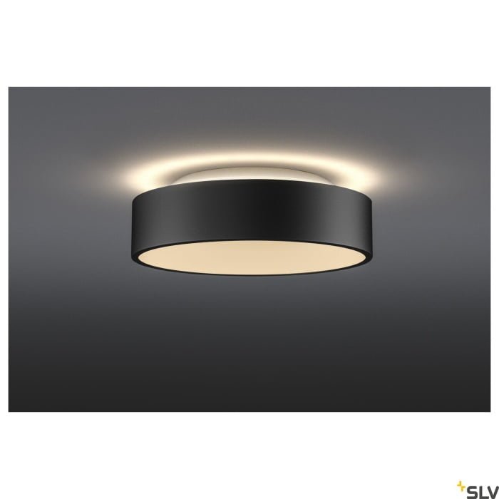 MEDO 30 AMBIENT, LED  Wand- und Deckenaufbauleuchte, TRIAC, schwarz, 3000/4000K 6
