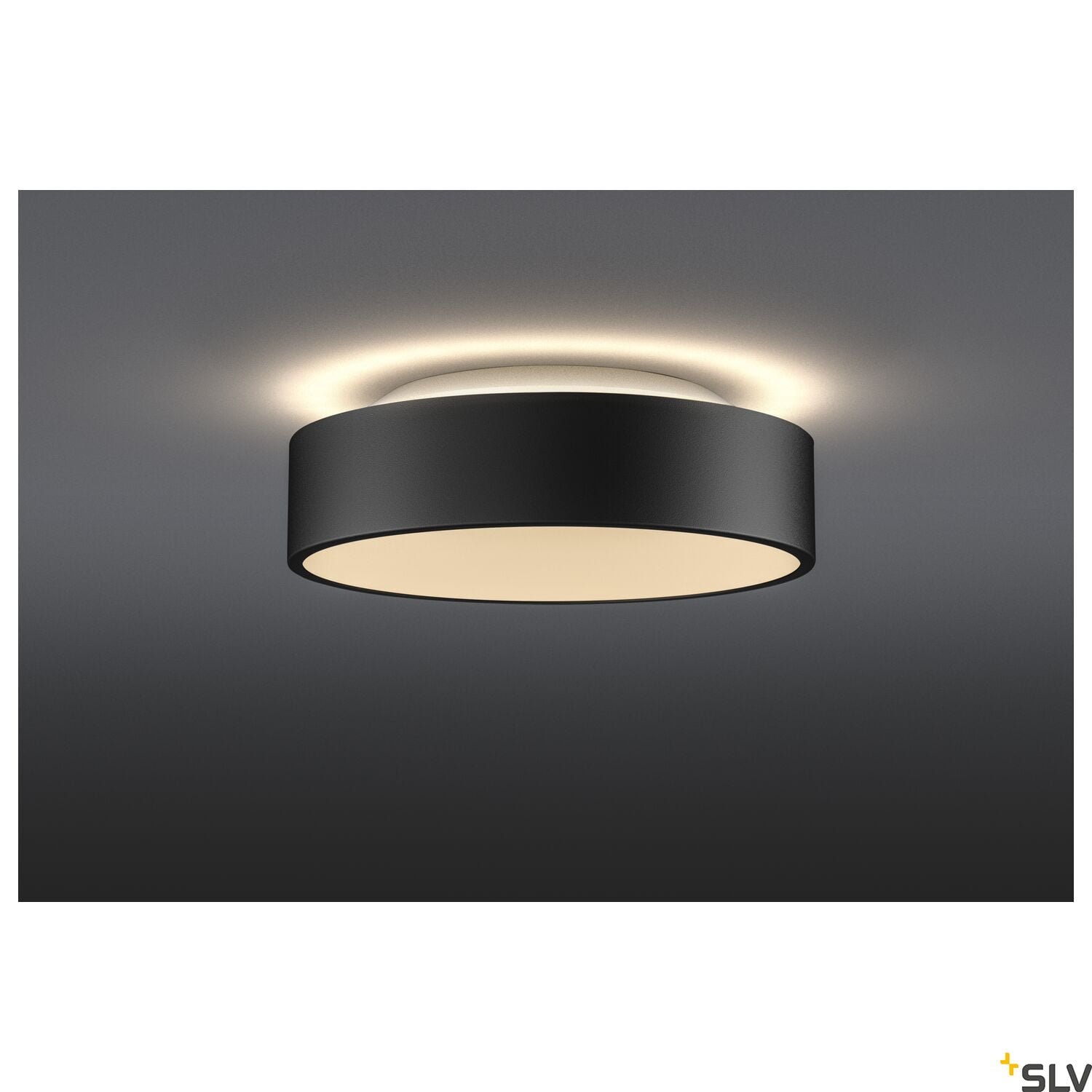 MEDO 30 AMBIENT, LED  Wand- und Deckenaufbauleuchte, TRIAC, schwarz, 3000/4000K 6