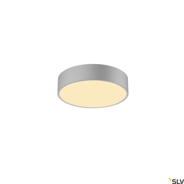 MEDO 30 AMBIENT, LED  Wand- und Deckenaufbauleuchte, TRIAC, silbergrau 3000/4000K