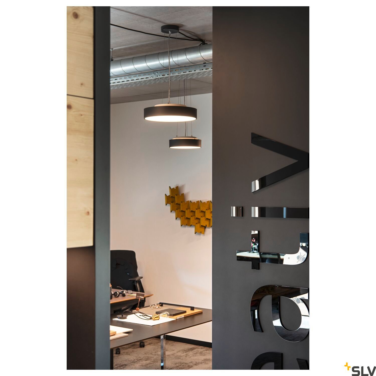 MEDO 40 AMBIENT, LED  Wand- und Deckenaufbauleuchte, TRIAC, schwarz, 3000/4000K 5