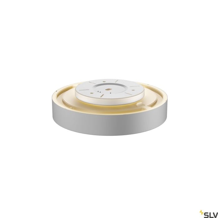MEDO 40 AMBIENT, LED  Wand- und Deckenaufbauleuchte, TRIAC, silbergrau 3000/4000K 3