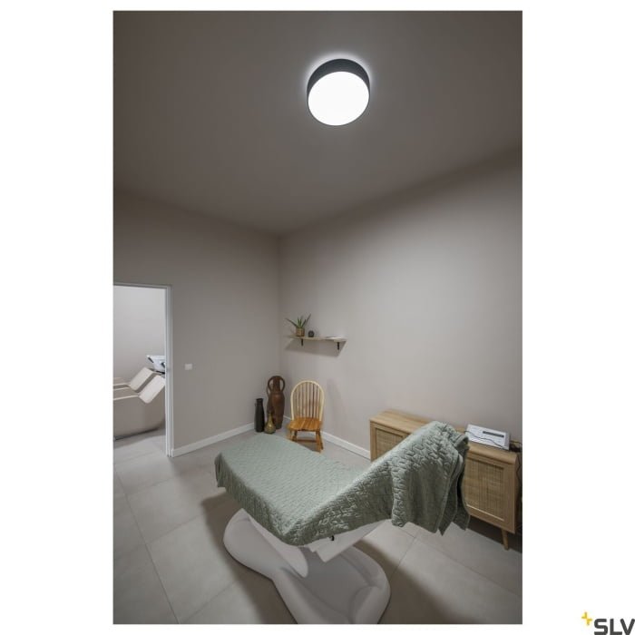 MEDO 30 AMBIENT, LED  Wand- und Deckenaufbauleuchte, DALI, schwarz, 3000/4000K 6