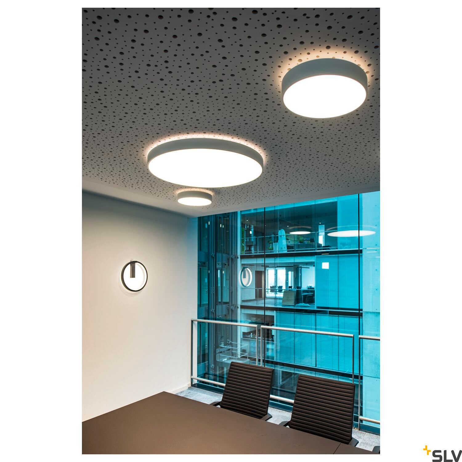 ONE 40 DALI,  LED Wandaufbauleuchte, schwarz, 3000/4000K 5